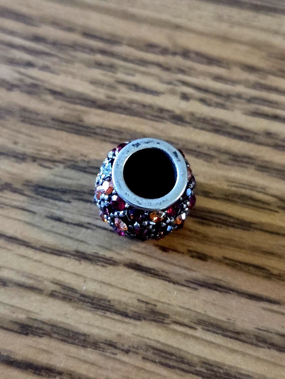 BRIGHTON "Crystal Voyage" Swarovski Red Ombre Slider Bead - Picture 3 of 5